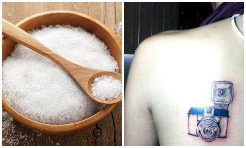 Xóa xăm bằng muối có hiệu quả không?