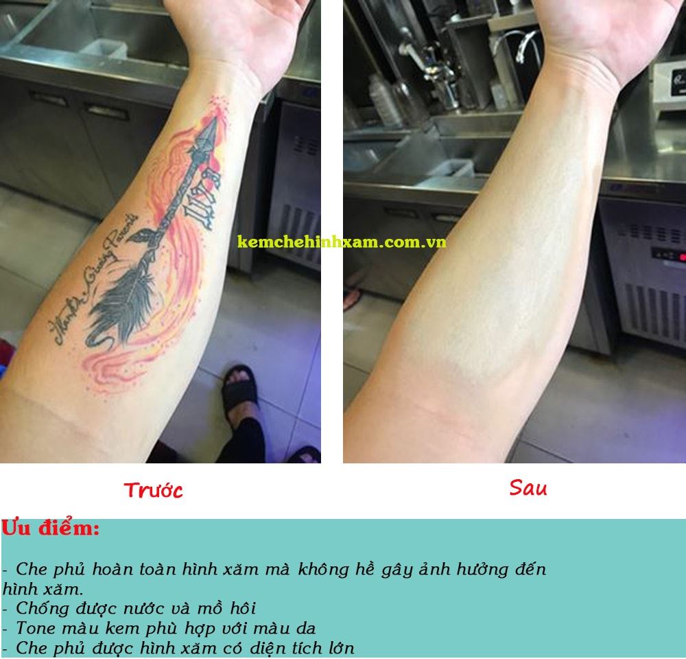 Sự thật kem che hình xăm Zip Tattoo 